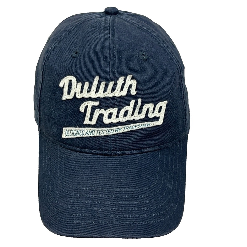 Duluth‎ Trading Hat Cap Strap Back Mens Blue Cancas Dad Baseball Adjustable Work